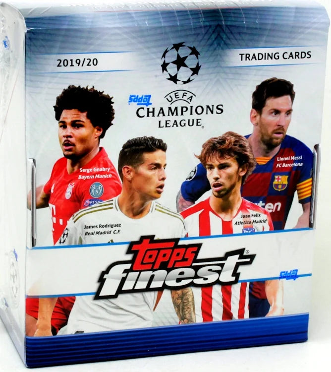 2019 20 Topps Finest UEFA Champions League Hobby Box (Ships Sealed Only)