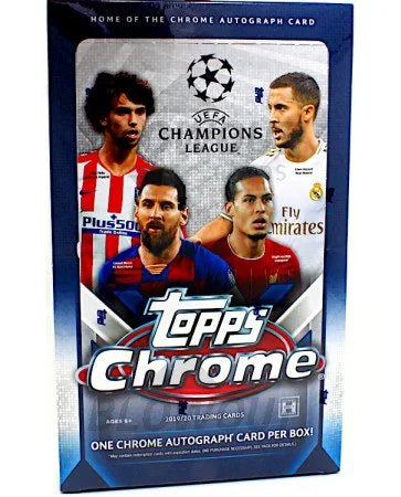 2019-20 Topps UEFA Champions League Chrome Soccer 12 Box Case (Ships Sealed Only)