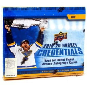 2019 20 Upper Deck Credentials Hockey Hobby 20 Box Case (Ships Sealed Only) - B2