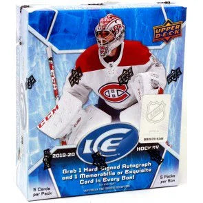 2019 20 Upper Deck Ice Hockey Hobby Box (Ships Sealed Only)