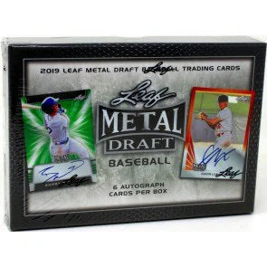 2019 Leaf Metal Draft Baseball Hobby 12 Box Case (Ships Sealed Only)