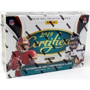 2019 Panini Certified Football Hobby 12 Box Case (Ships Sealed Only)