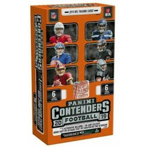 2019 Panini Contenders Football FOTL Premium Edition Box 5 Autographs (Ships Sealed Only)