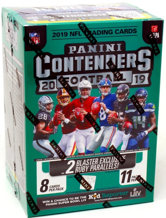 2019 Panini Contenders Football Blaster | 20 Box Case (Ships Sealed Only) - B2