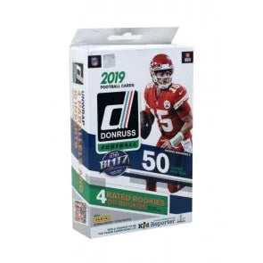 2019 Panini Donruss Football Hanger Pack Box 50 Cards (Ships Sealed Only)