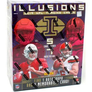 2019 Panini Illusions Football Mega Box 7 Packs (Ships Sealed Only)