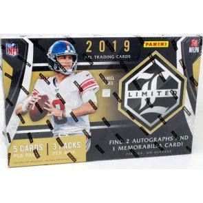 2019 Panini Limited Football Hobby Case 14 Boxes (Ships Sealed Only)