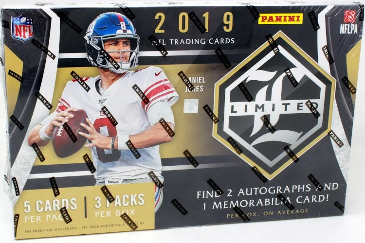 2019 Panini Limited Football Hobby 14 Box Case (Ships Sealed Only) - B2