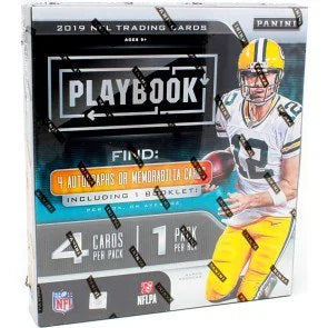 2019 Panini Playbook Football Hobby Case 16 Boxes (Ships Sealed Only)