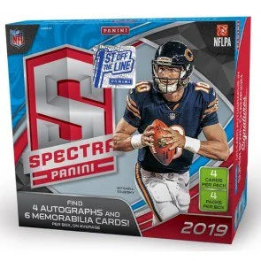 2019 Panini Spectra Football FOTL Hobby Box 4 Autographs Per Box (Ships Sealed Only)