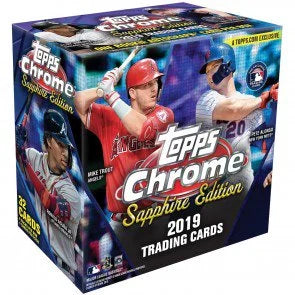 2019 Topps Chrome Sapphire Edition Baseball 40 Box Case (Ships Sealed Only)