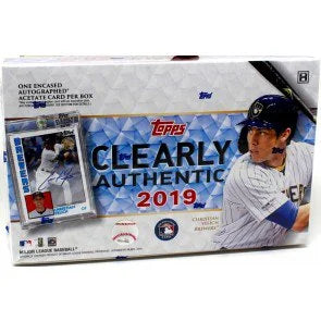 2019 Topps Clearly Authentic Baseball Box (Ships Sealed Only)