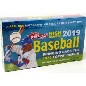 2019 Topps Heritage High Number Baseball Hobby 12 Box Case (Ships Sealed Only)