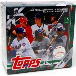 2019 Topps Holiday Box Baseball Box (Ships Sealed Only)