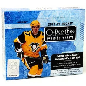 2020 21 O Pee Chee Platinum Hockey 16 Box Case (Ships Sealed Only)