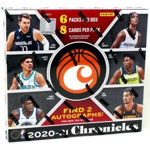 2020 21 Panini Chronicles Basketball Hobby Box (Ships Sealed Only)