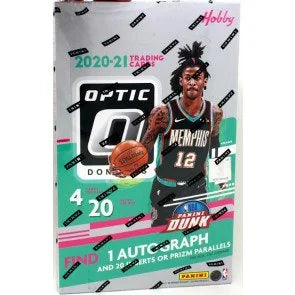 2020 21 Panini Donruss Optic Basketball Hobby Box (Ships Sealed Only)
