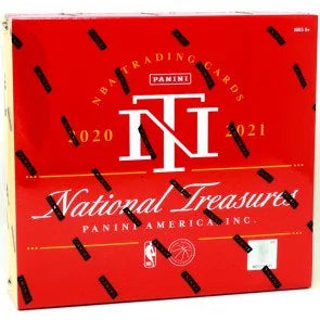 2020 21 Panini National Treasures Basketball Hobby 4 Box Case (Ships Sealed Only)