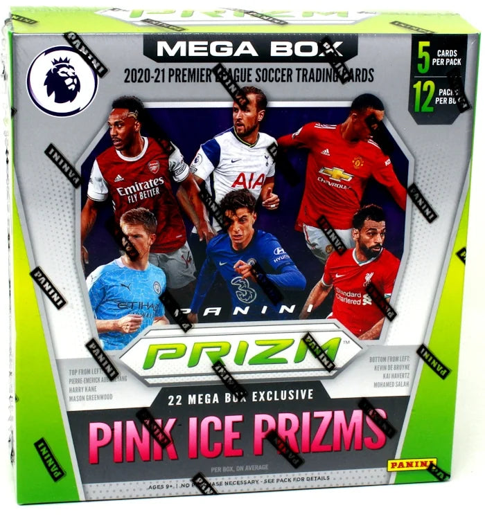 2020 21 Panini Prizm English Premier League Soccer Mega Box Case 20 Boxes (Ships Sealed Only)