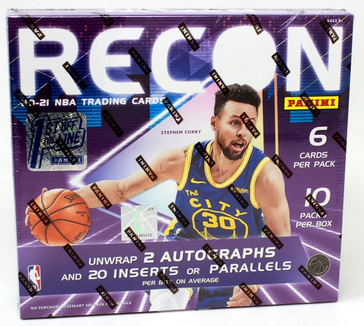 2020-21 Panini Recon Basketball 1st Off The Line Hobby Box (Ships Sealed Only) - B2