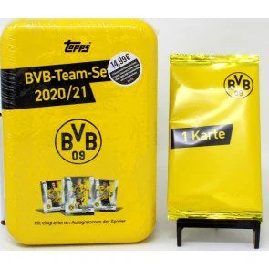 2020 21 Topps BVB Dortmund Soccer Team Set Box (Ships Sealed Only)