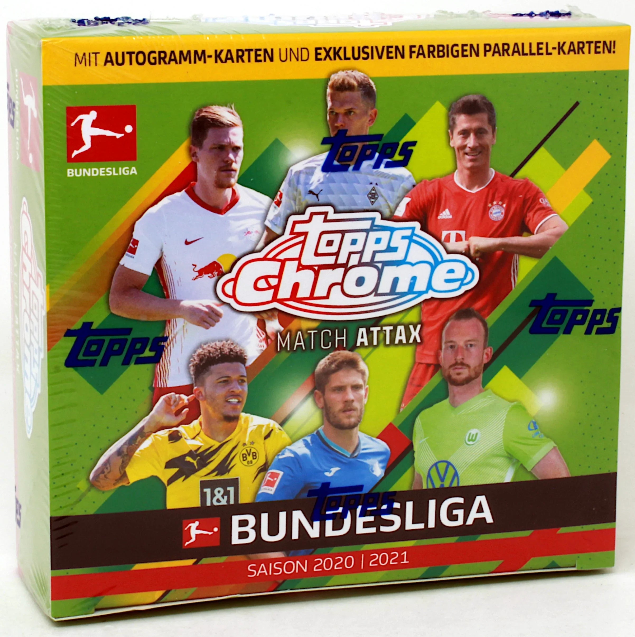 2020 21 Topps Chrome Bundesliga Match Attax Soccer Box (Ships Sealed Only)