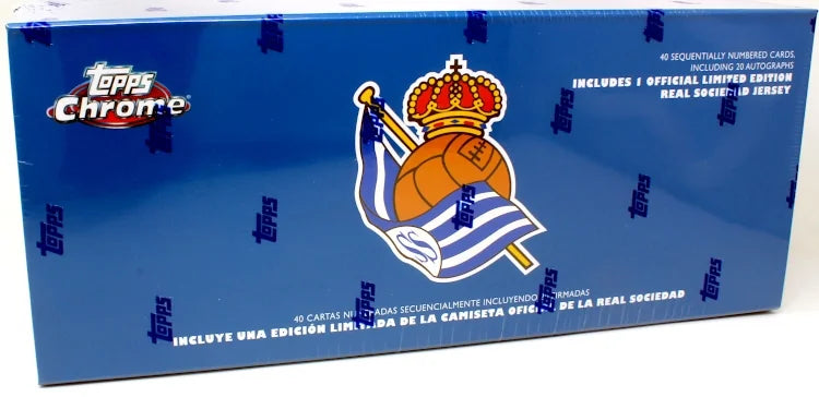 2020 21 Topps Chrome x Real Sociedad Hobby Case Limited Edition (Ships Sealed Only)