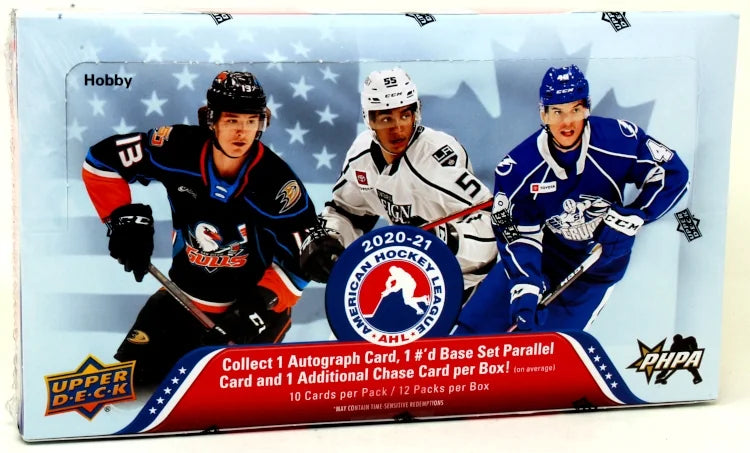 2020 21 Upper Deck AHL Hockey Hobby Case (Ships Sealed Only)