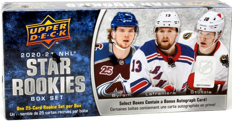 2020-21 Upper Deck Star Rookies Hockey 20 Set Case (Ships Sealed Only) - B3