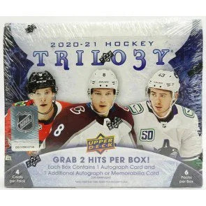 2020 21 Upper Deck Trilogy Hockey Hobby Box (Ships Sealed Only)