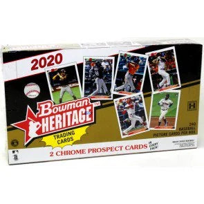 2020 Bowman Heritage Baseball Hobby 18 Box Case (Ships Sealed Only)