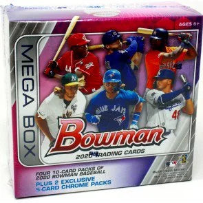 2020 Bowman Mega Box Baseball 40 Box Case (Ships Sealed Only)