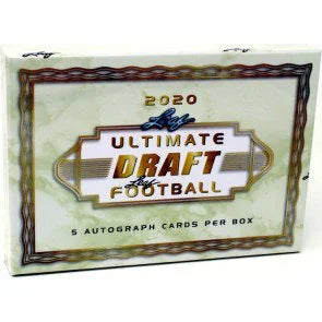 2020 Leaf Ultimate Draft Football Hobby Box (Ships Sealed Only)
