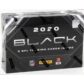 2020 Panini Black Football Hobby Box Rookie Patch Autographs (Ships Sealed Only)