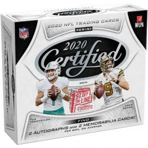2020 Panini Certified Football FOTL Premium Box First Off The Line (Ships Sealed Only)