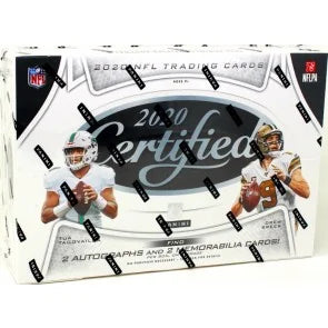 2020 Panini Certified Football Hobby Box 10 Packs (Ships Sealed Only)