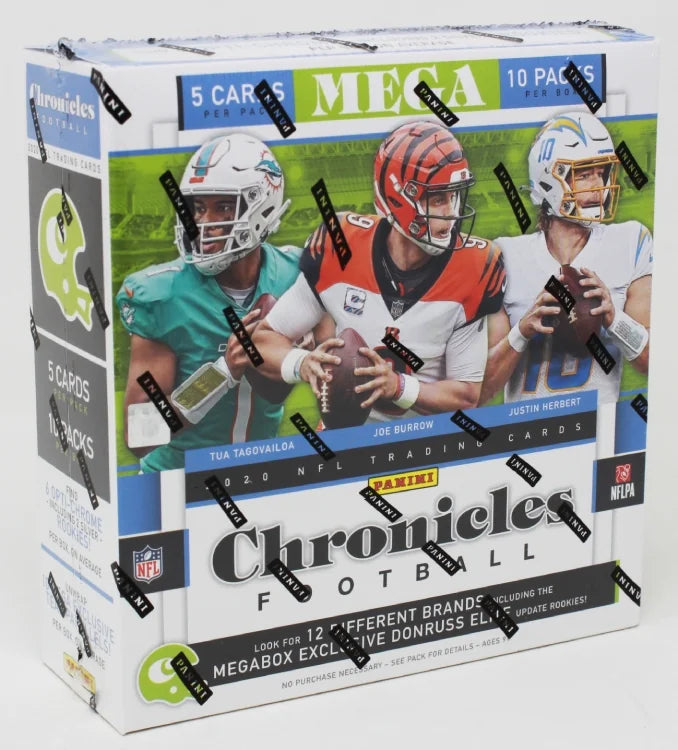2020 Panini Chronicles Football Elite Update Mega Box (Ships Sealed Only) - B2