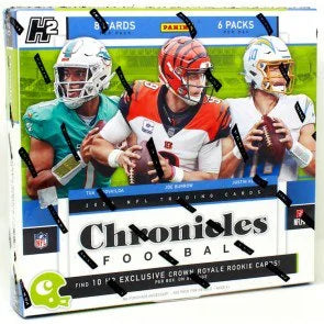 2020 Panini Chronicles Football Hobby Hybrid Box (Ships Sealed Only)