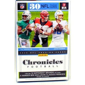 2020 Panini Chronicles Football Hanger Box Case 36 Boxes (Ships Sealed Only)