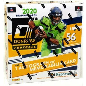 2020 Panini Donruss Football Mega Box 7 Packs 1 Autograph Per Box (Ships Sealed Only)