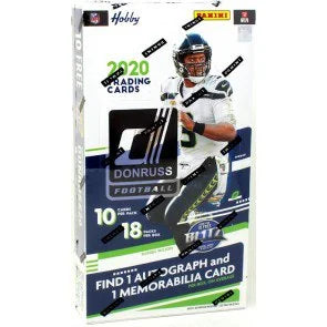 2020 Panini Donruss Football Hobby Box 18 Packs (Ships Sealed Only)