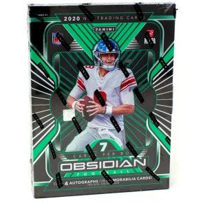 2020 Panini Obsidian Football Hobby Box Rookie Autos (Ships Sealed Only)