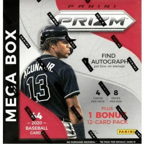 2020 Panini Prizm Baseball Mega 20 Box Case (Ships Sealed Only)