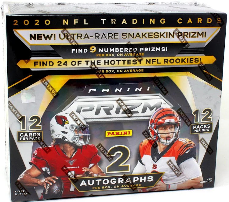 2020 Panini Prizm Football Hobby 12 Box Case (Ships Sealed Only)