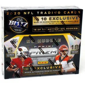 2020 Panini Prizm Football No Huddle Case 20 Boxes (Ships Sealed Only)