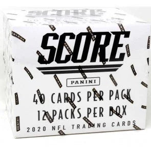 2020 Panini Score Football Fat Pack Box 12 Packs (Ships Sealed Only)