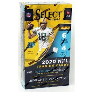 2020 Panini Select Football H2 Box Sealed Hobby (Ships Sealed Only)