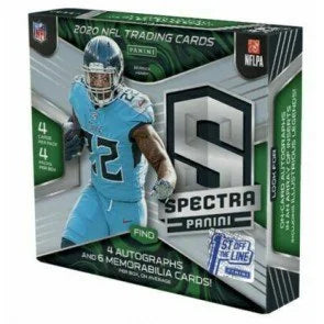 2020 Panini Spectra Football FOTL Hobby Box Rookie Patch Autographs (Ships Sealed Only)