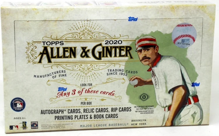 2020 Topps Allen Ginter Baseball Hobby 12 Box Case (Ships Sealed Only)