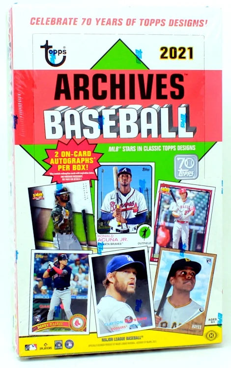 2021 Topps Archives Baseball Hobby Box (Ships Sealed Only) - B2
